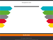 Tablet Screenshot of blueparon.com